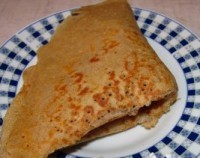 Блины на гречневой муке с сельдью