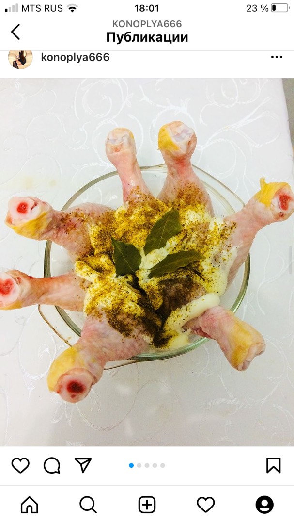 Куриные ножки с картошкой в духовке
