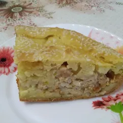 Мясной пирог "Аладушек"