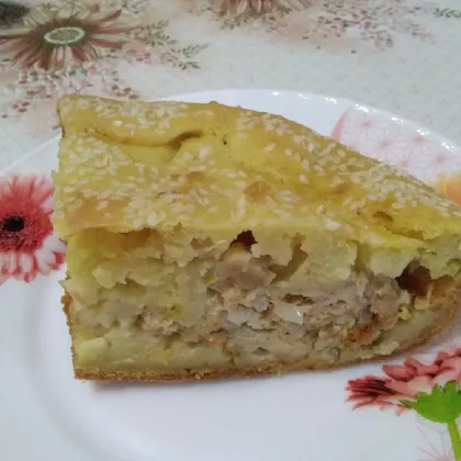 Мясной пирог 'Аладушек'