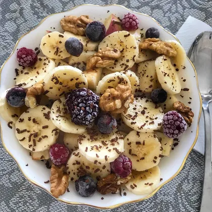 Овсяная каша с яблоками в мультиварке