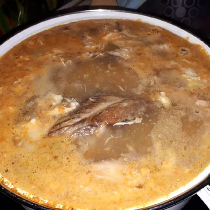 Рыбный суп с семгой