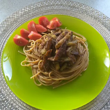 Ц/З спагетти с баклажанами