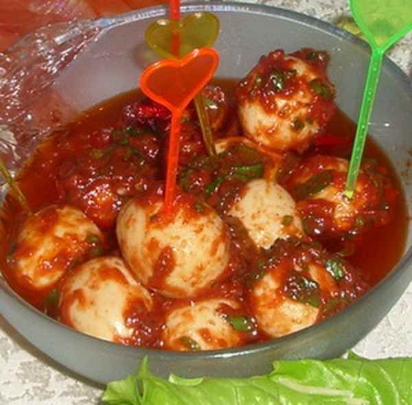 Маринованные яйца
