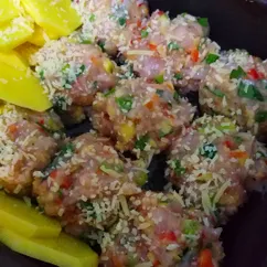 Куриные котлеты с овощами и сыром в духовке 🌶️