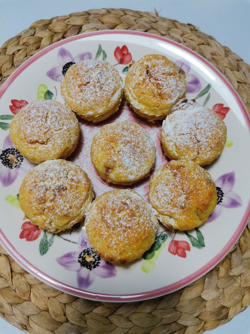 Тыквенные кексы с курагой