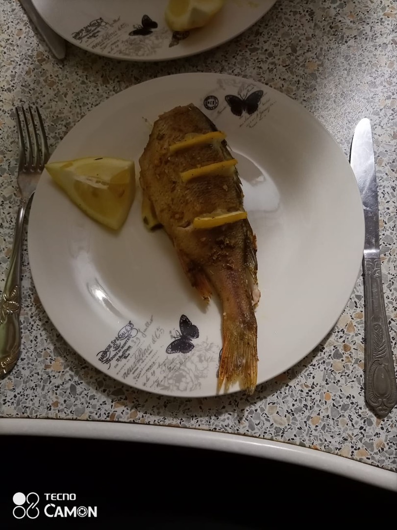 Запечённый карась