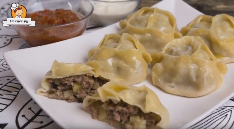Манты – татарские вареники с мясом и картошкой