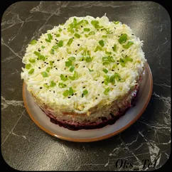 Салат "Грузди под сугробом"