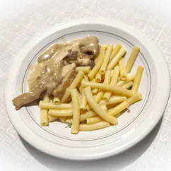 Ленивые   Bœuf Stroganoff из филе курицы