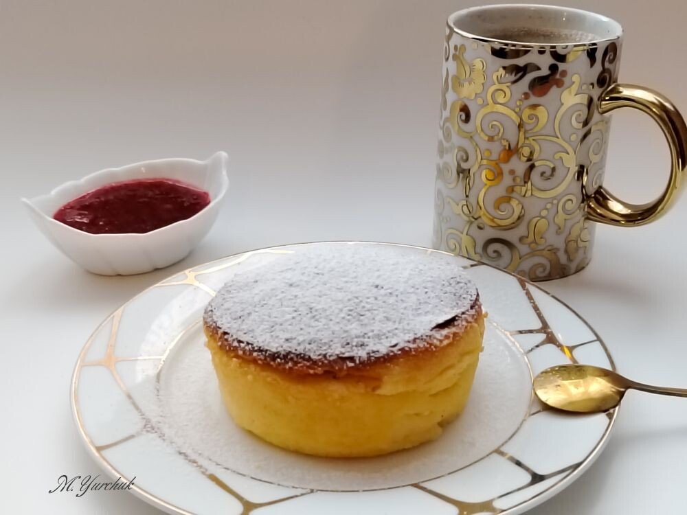 Запеканка с творожным сыром в аэрогриле