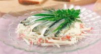 Салат крабовый с майонезом