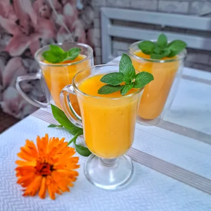 Тыквенный кисель с грушей 