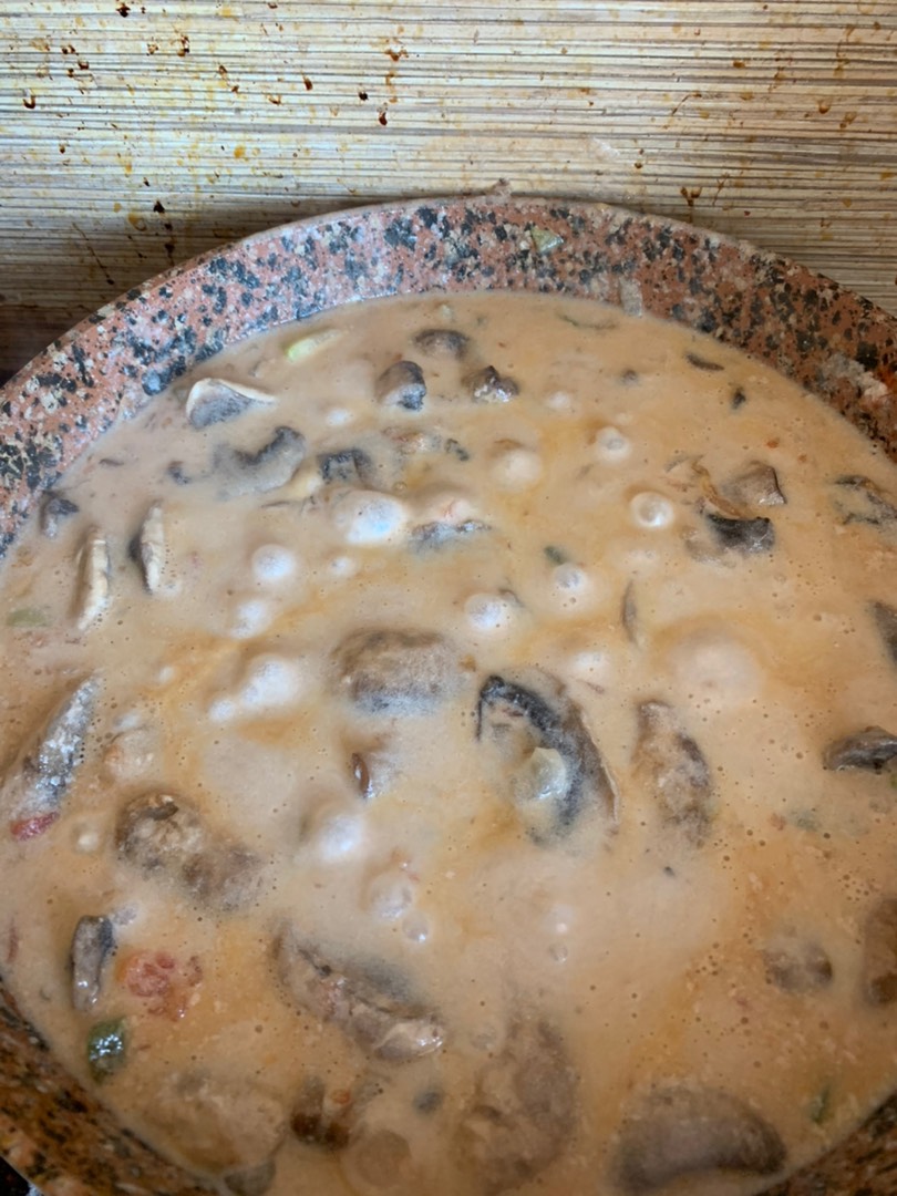 Грибы с овощами по - деревенски