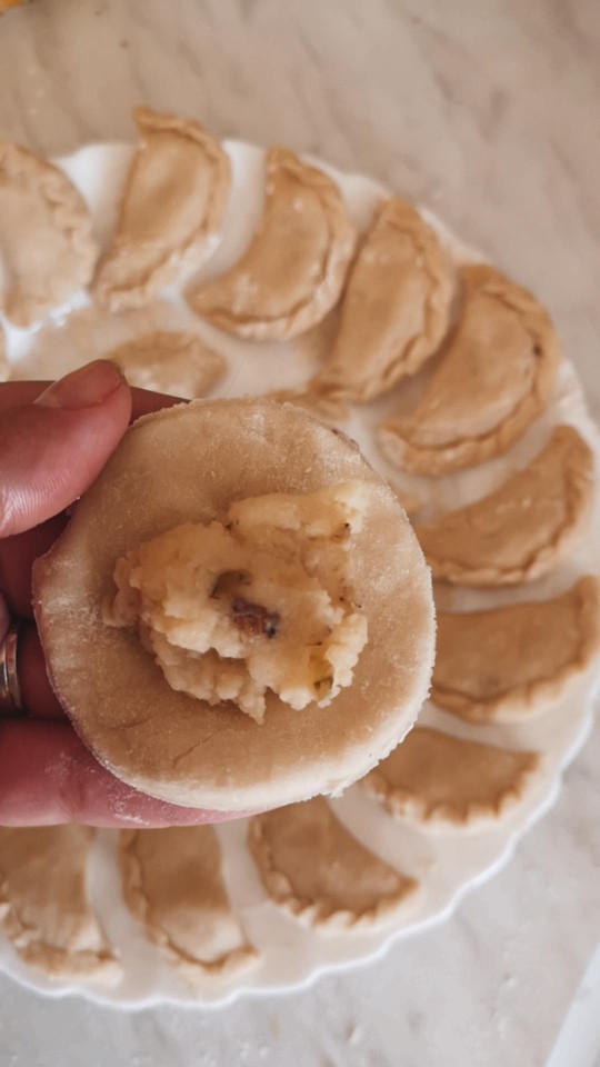 Вареники с картошкой и луком🥟