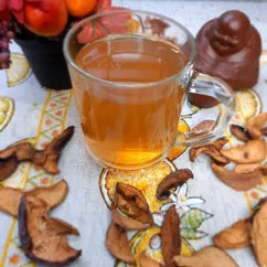 Компот из сушёных яблок и облепихи