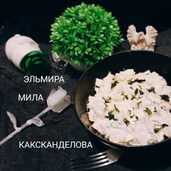 Картофельный салат с яйцами