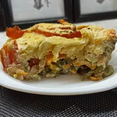 Мясо с овощами запеченное в духовке