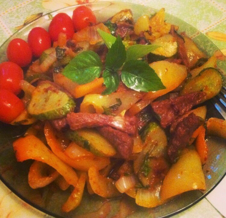 Мясо вок