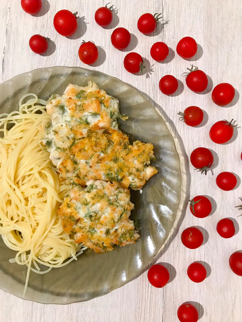 Куриные оладьи с сыром