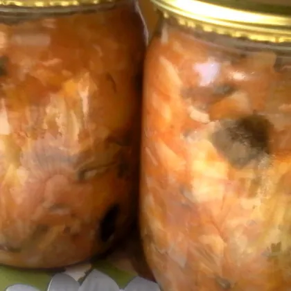 Грибная солянка с капустой и помидорами на зиму рецепт