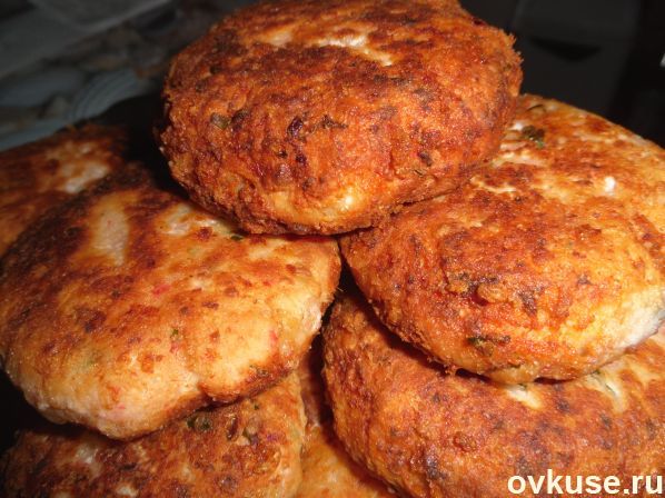 Творожники с сыром и крабовыми палочками