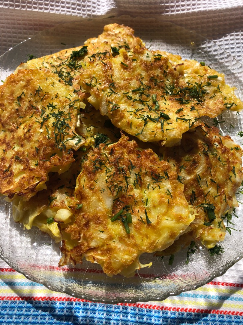 Блины капустные