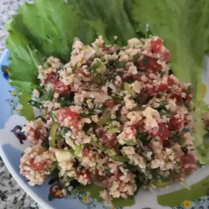 Кысыр - овощной салат с булгуром