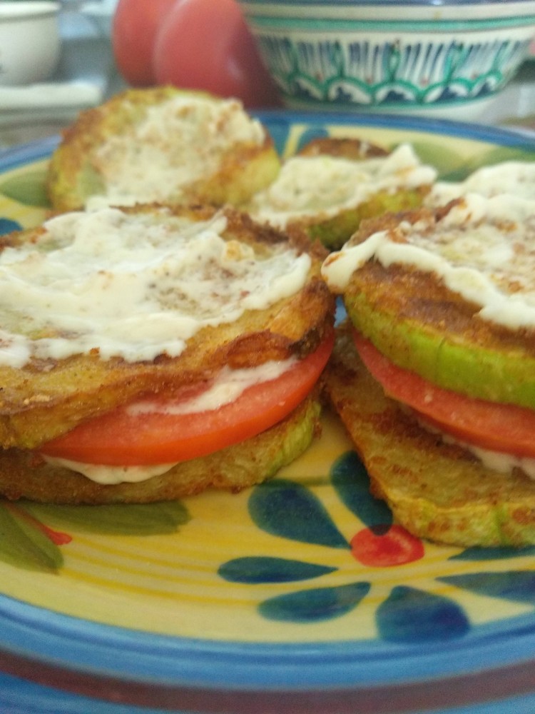 Кабачки в сухарях