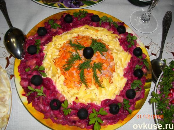 Салат "Шапка Мономаха"