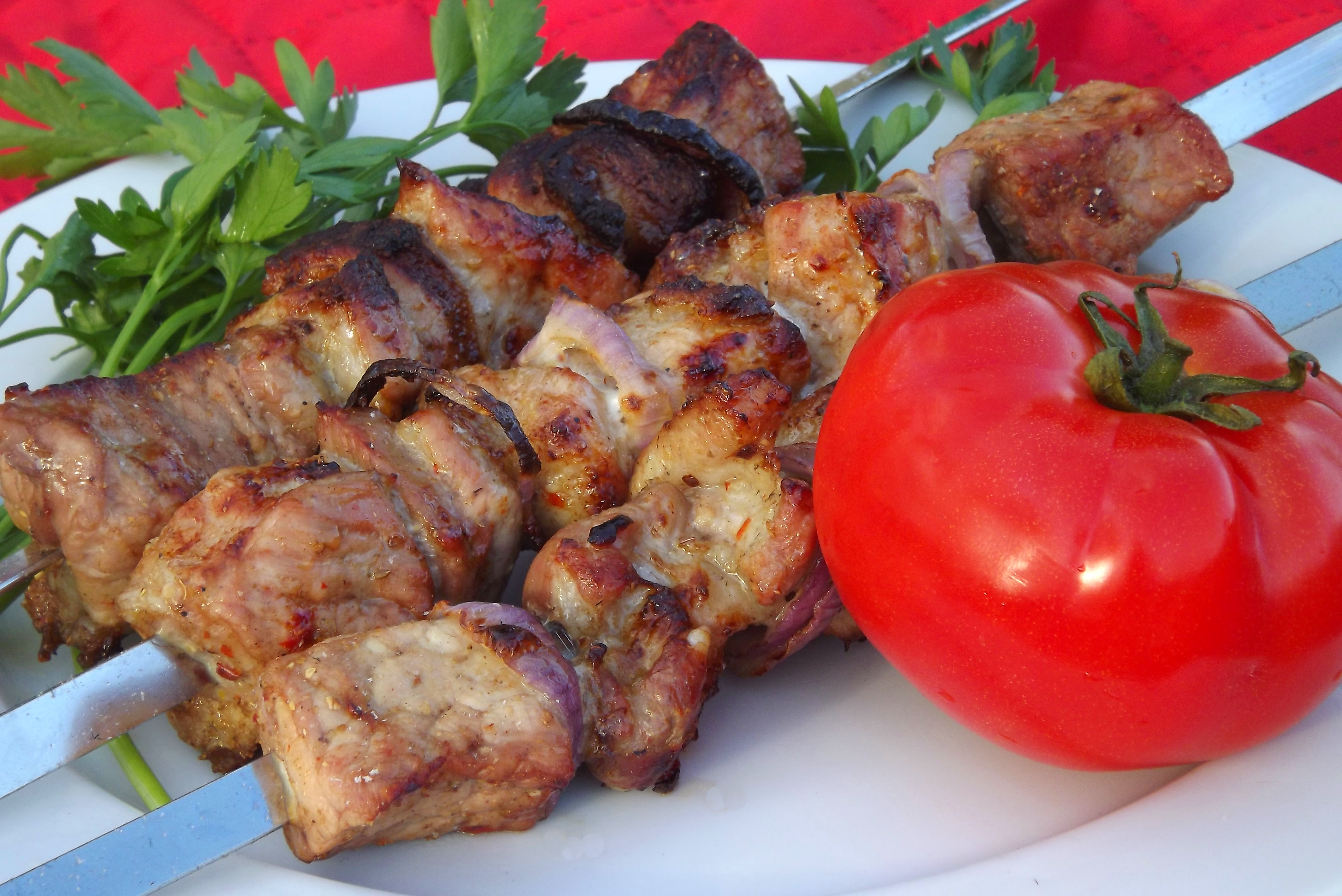 Шашлык из свиной лопатки
