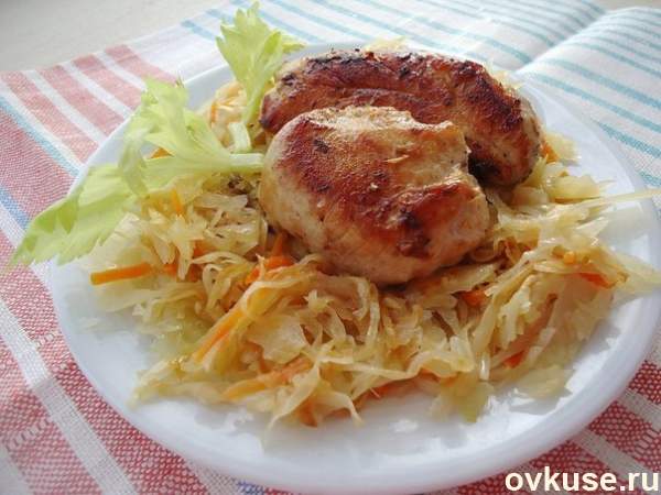 Цыпленок жареный с чесноком и французскими травами