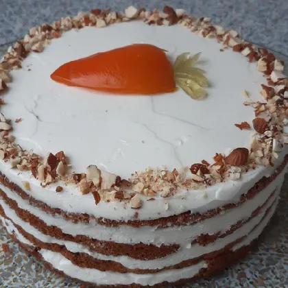 Морковный тортик пп 'Легкий'