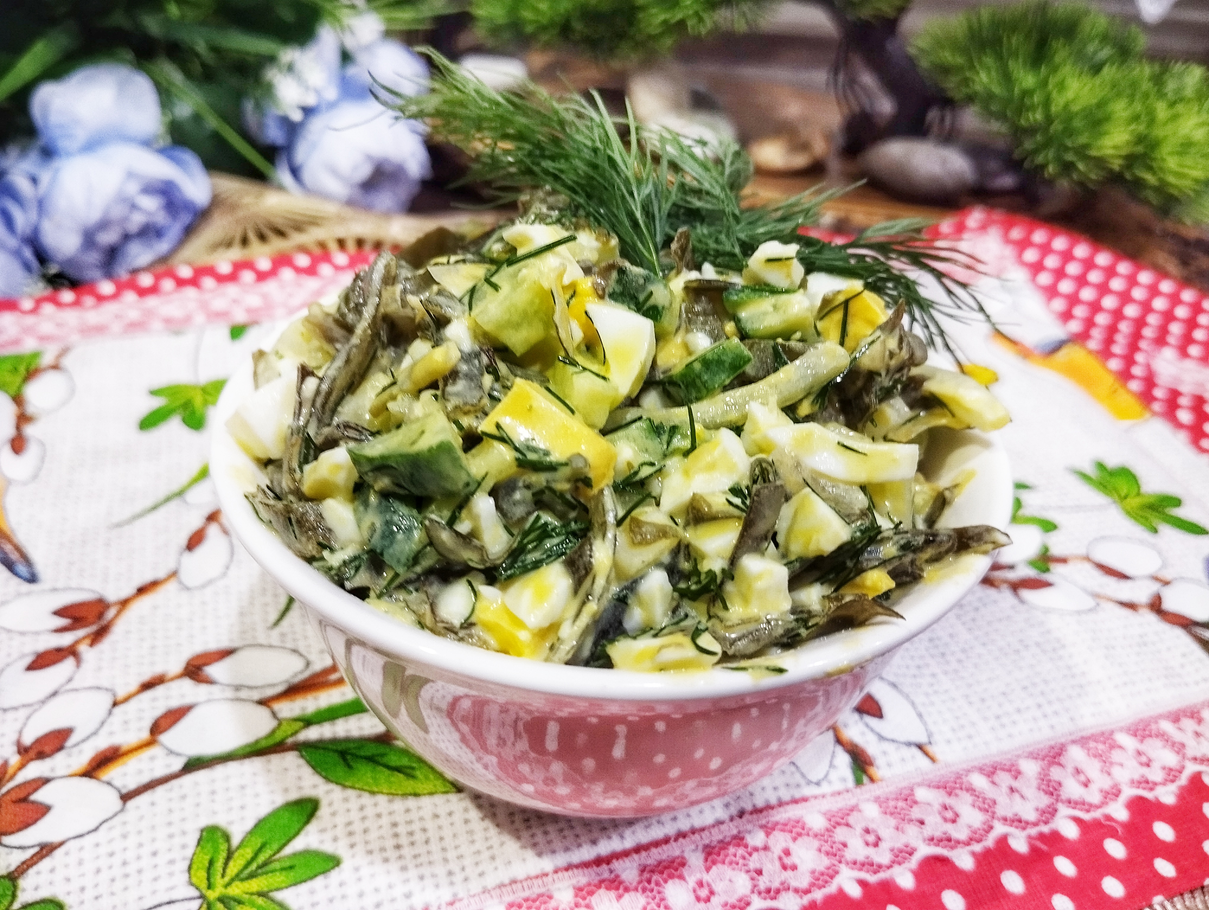 Салат с морской капустой 