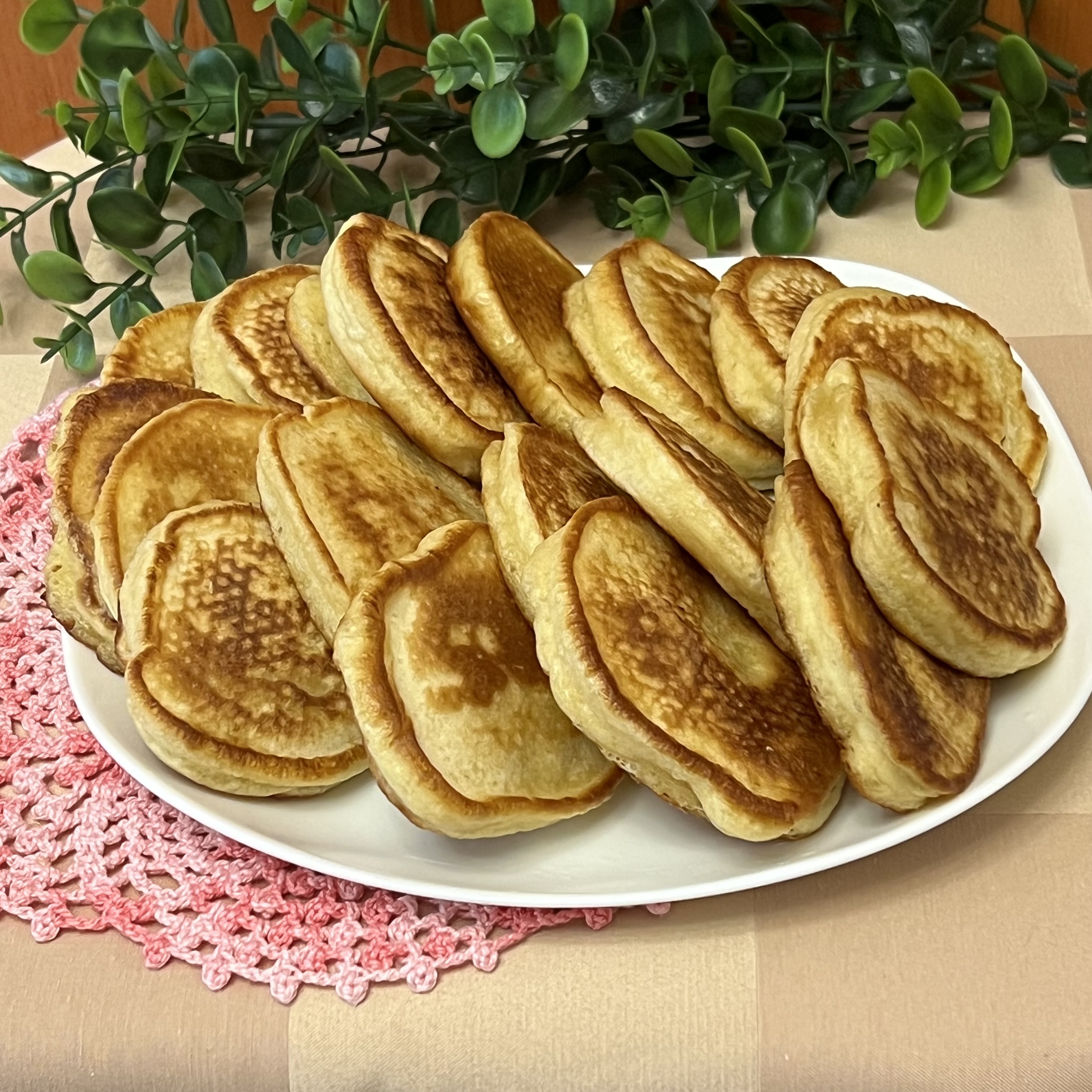 Пышные оладьи на кефире