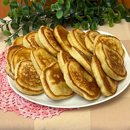 Пышные оладьи на кефире