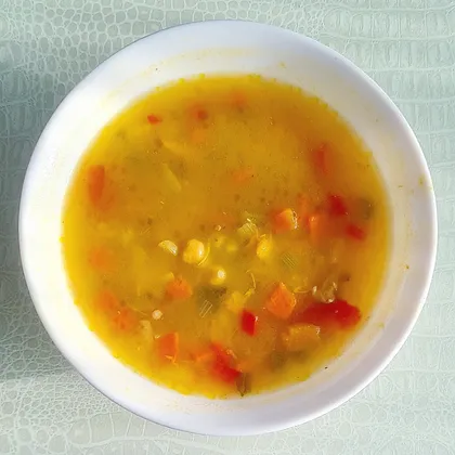 Овощной суп с нутом (супчик пп)🥣