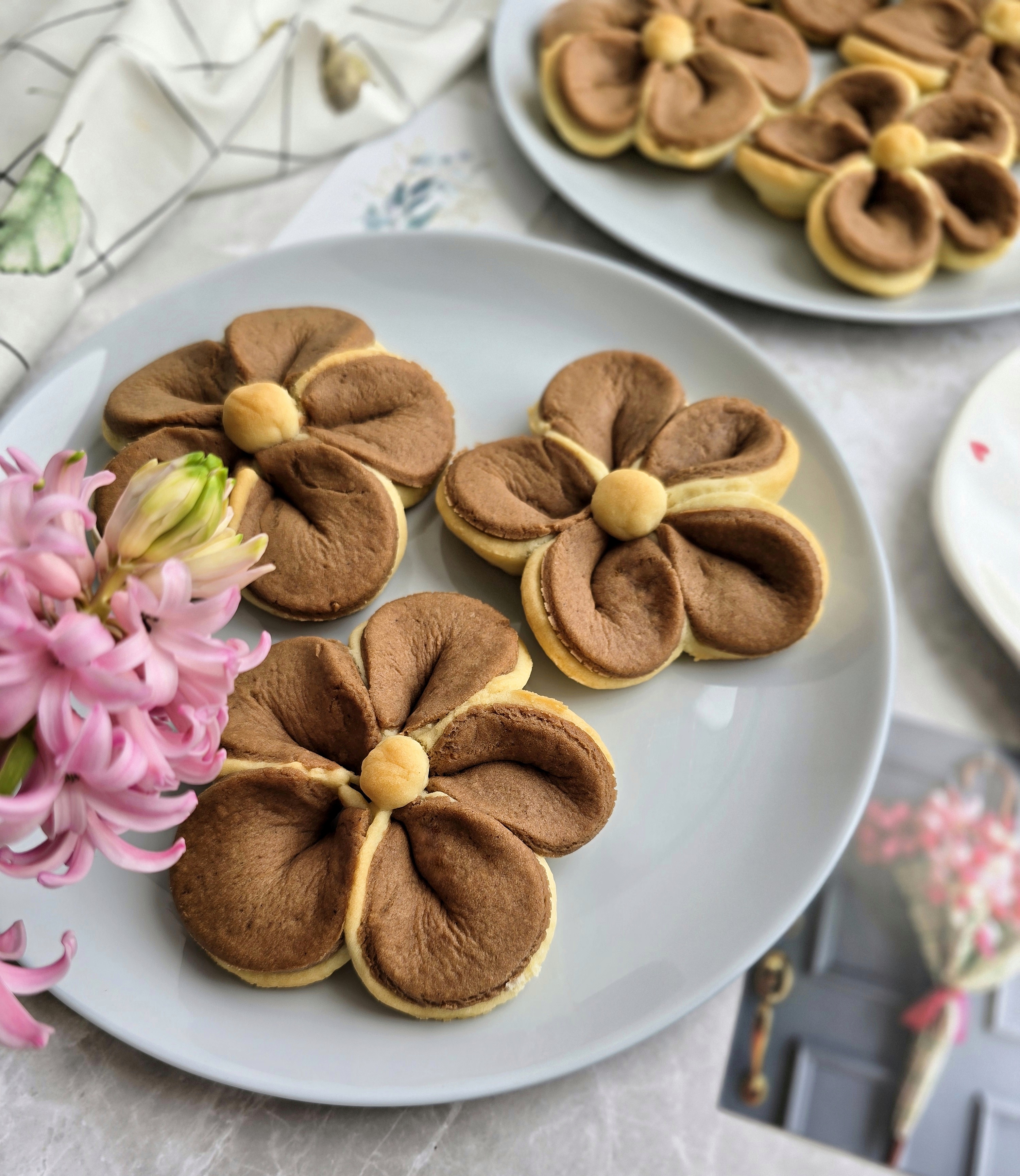 Песочное печенье Цветочки 