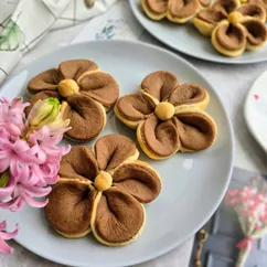 Песочное печенье Цветочки 