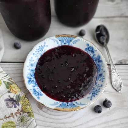 Варенье рубленое из чёрной смородины 