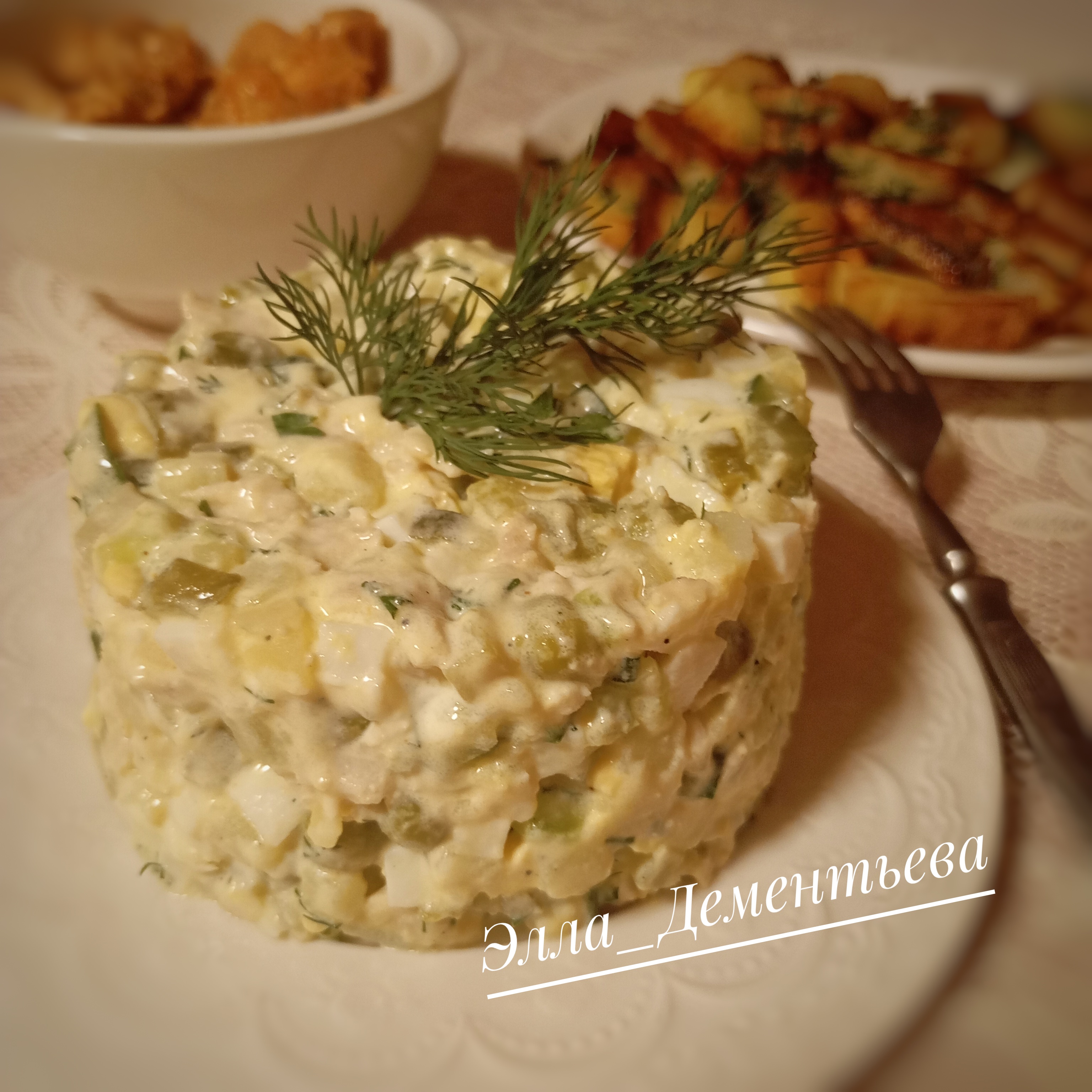 Салат мясной