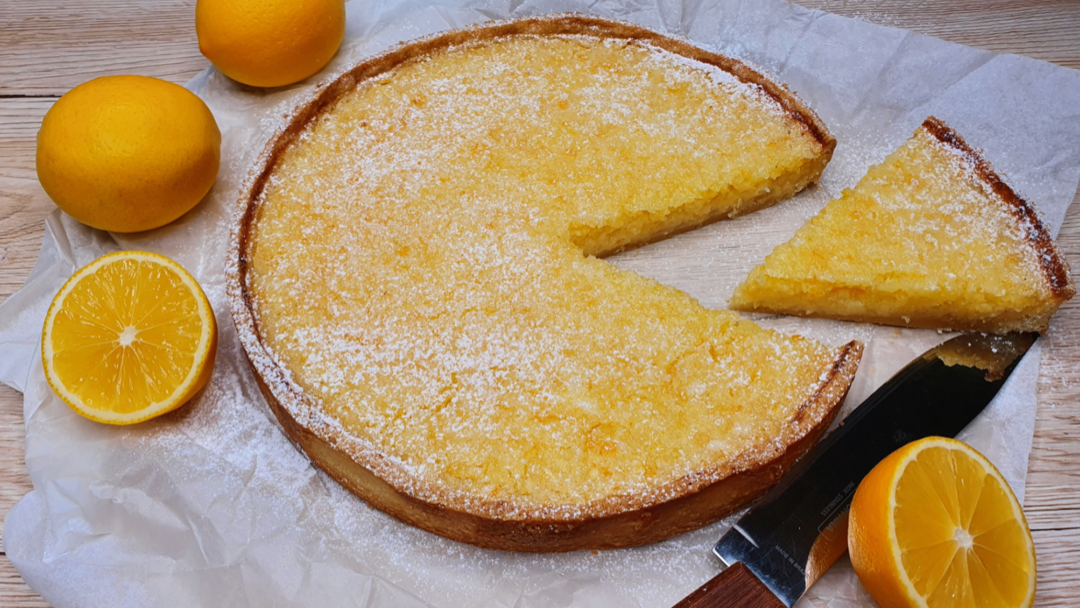 Лимонный пирог на кефире — рецепт с фото пошагово