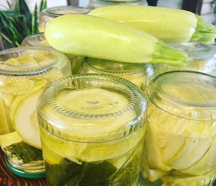 Кабачки в маринаде #заготовки