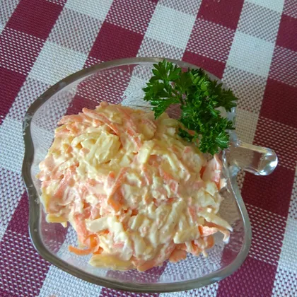 Морковка с сыром, закуска