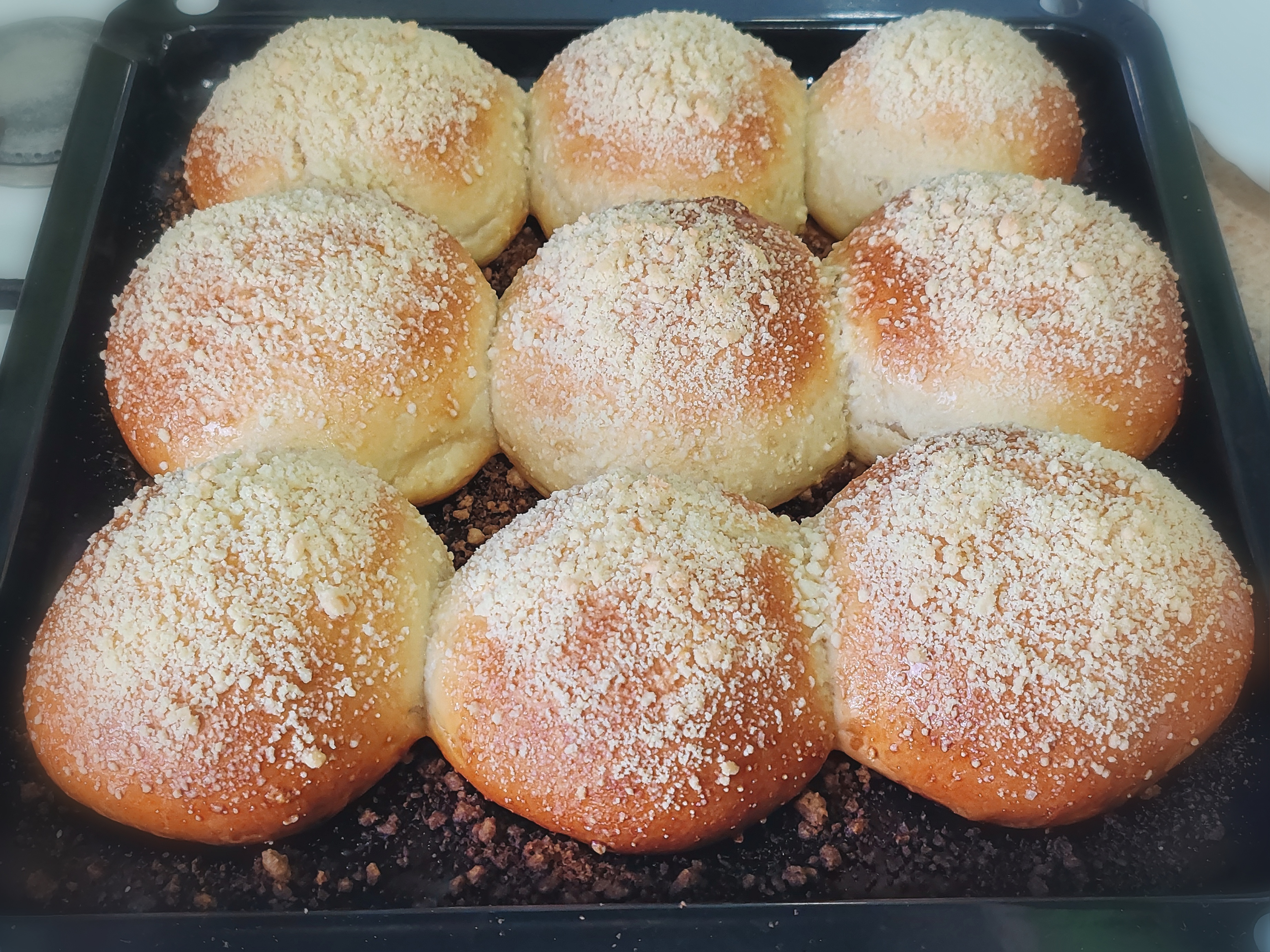 Булочки со штрейзелем 