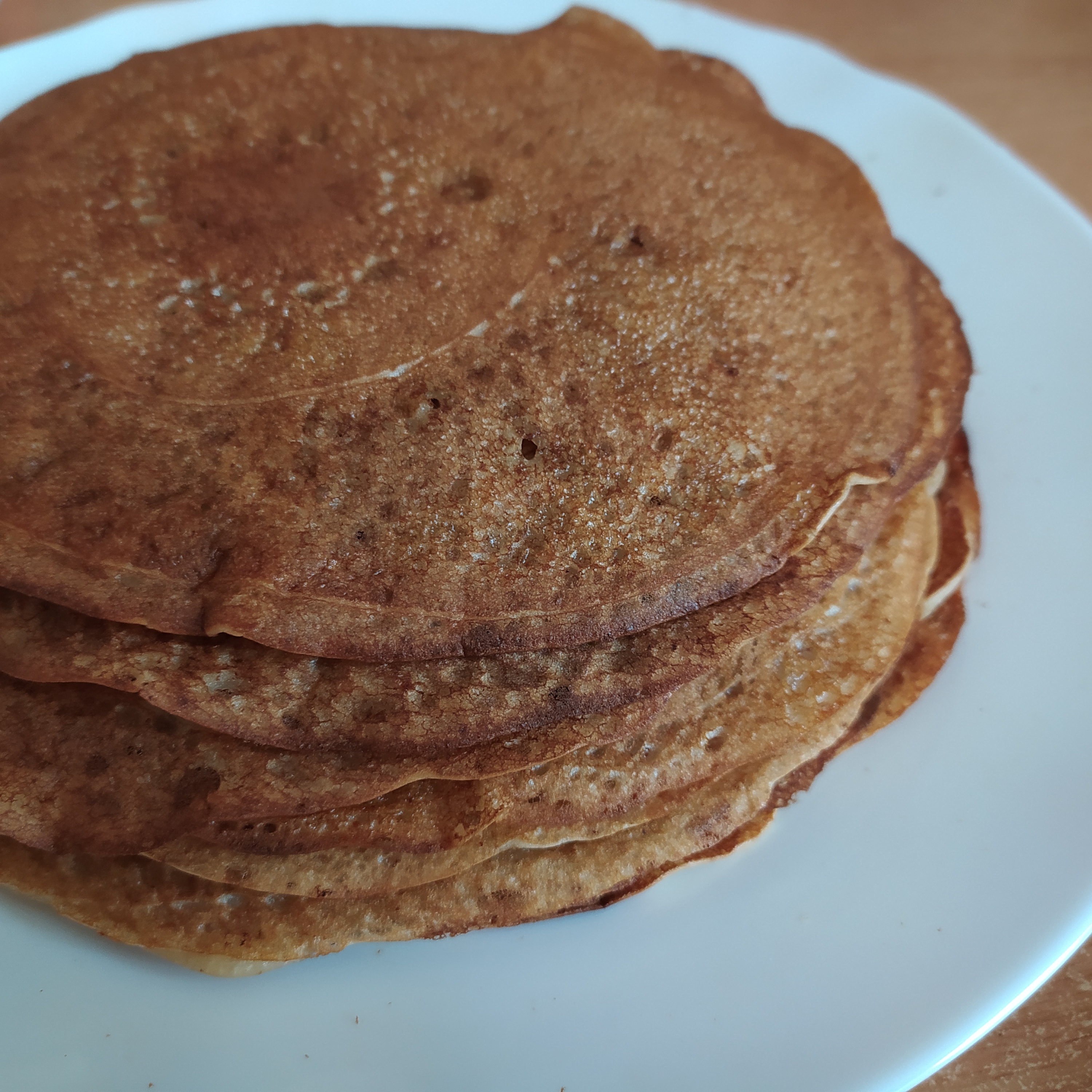 Дрожжевые блины на яблочном пюре без яиц