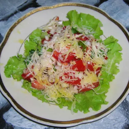 Салат со свежей цветной капустой