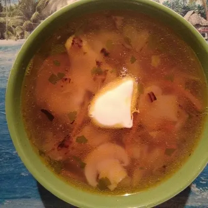 Грибной суп 🍄
