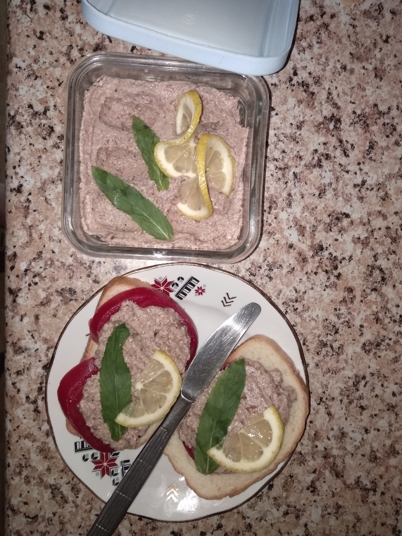 Паштет из красного лобио (грузинская кухня)