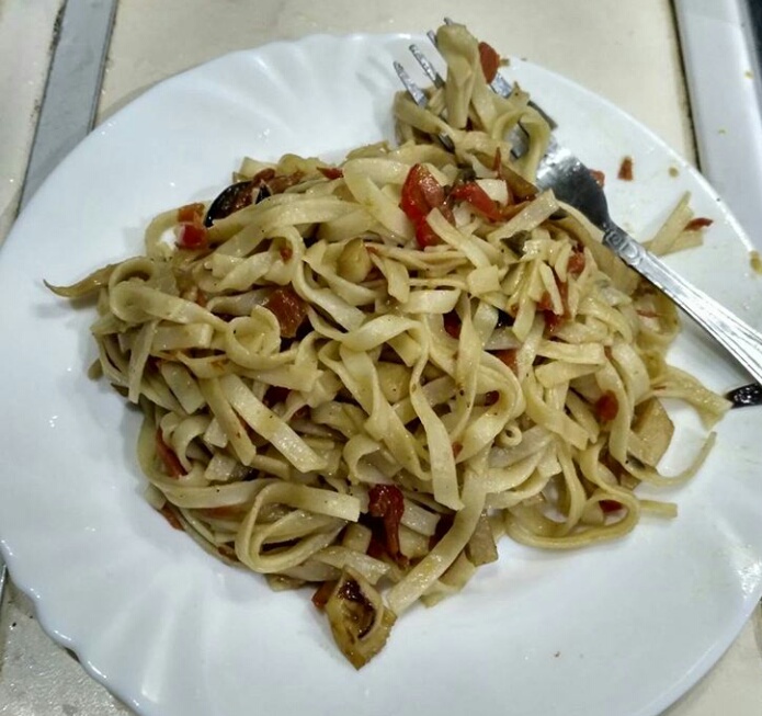 Удон с кальмарами и овощами #чемпионатмира #япония